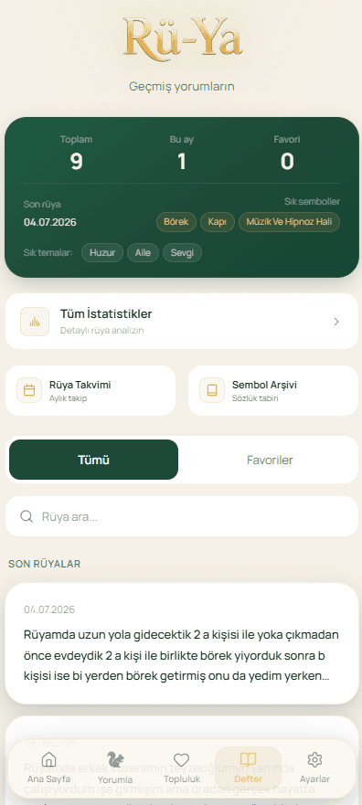 Rüya Defteri