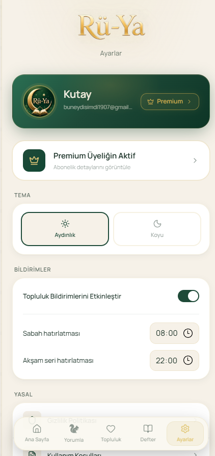 Ayarlar